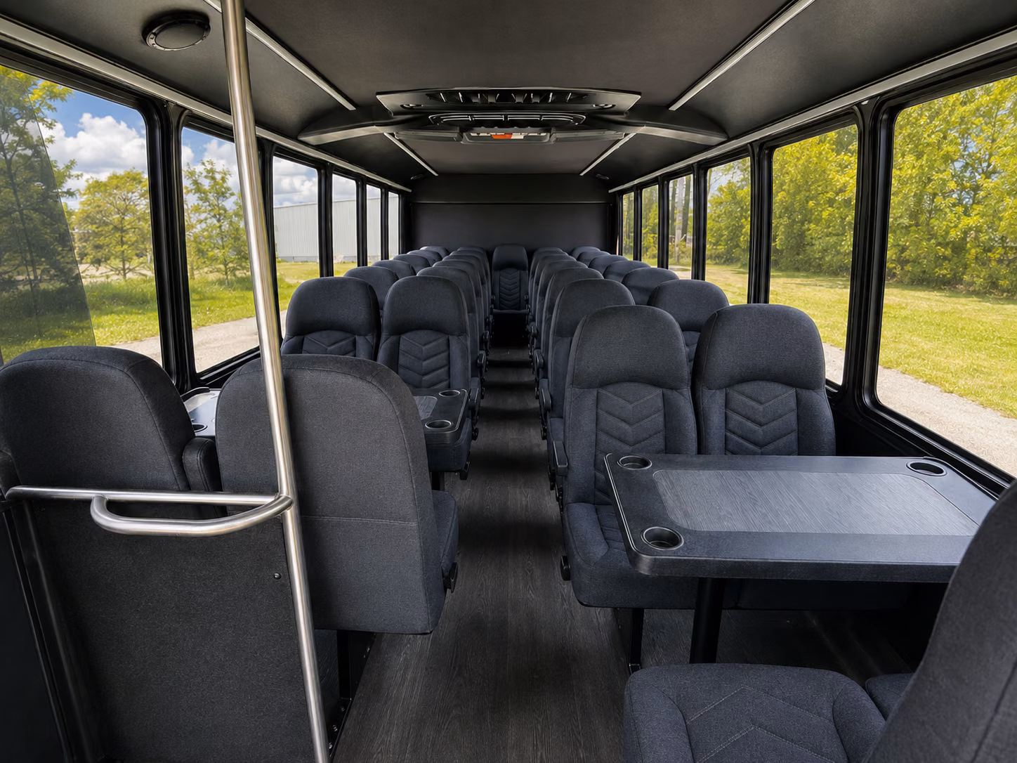20 passenger minibus interior