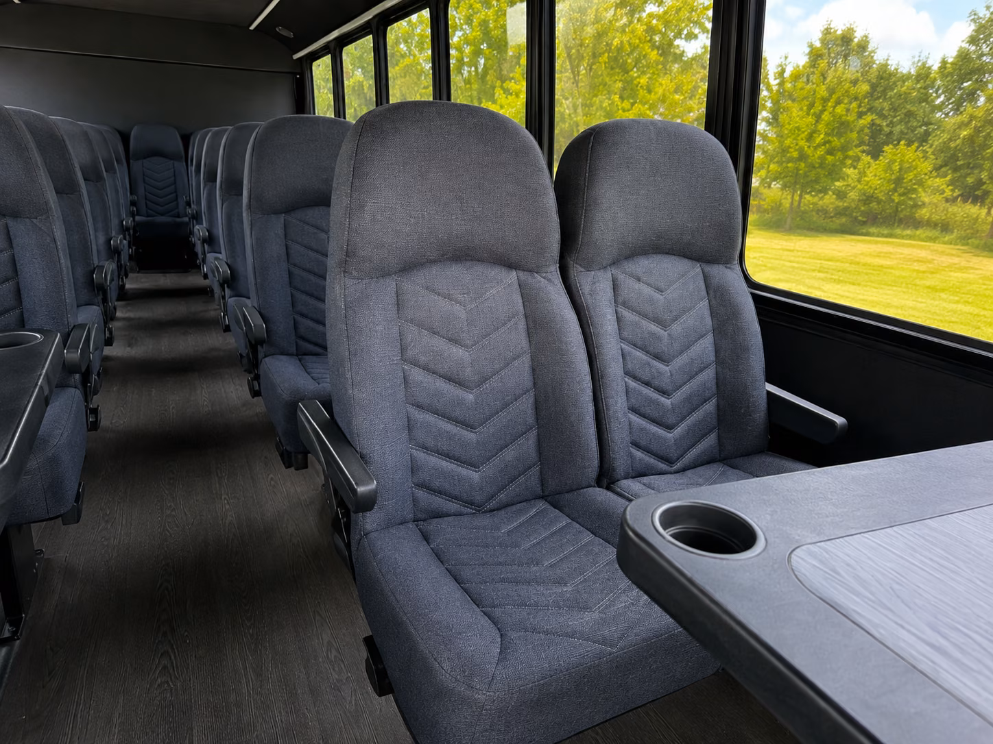 pharr 20 passenger minibus inside
