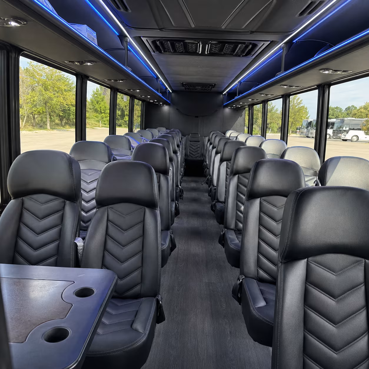 pharr 25 passenger minibus interior