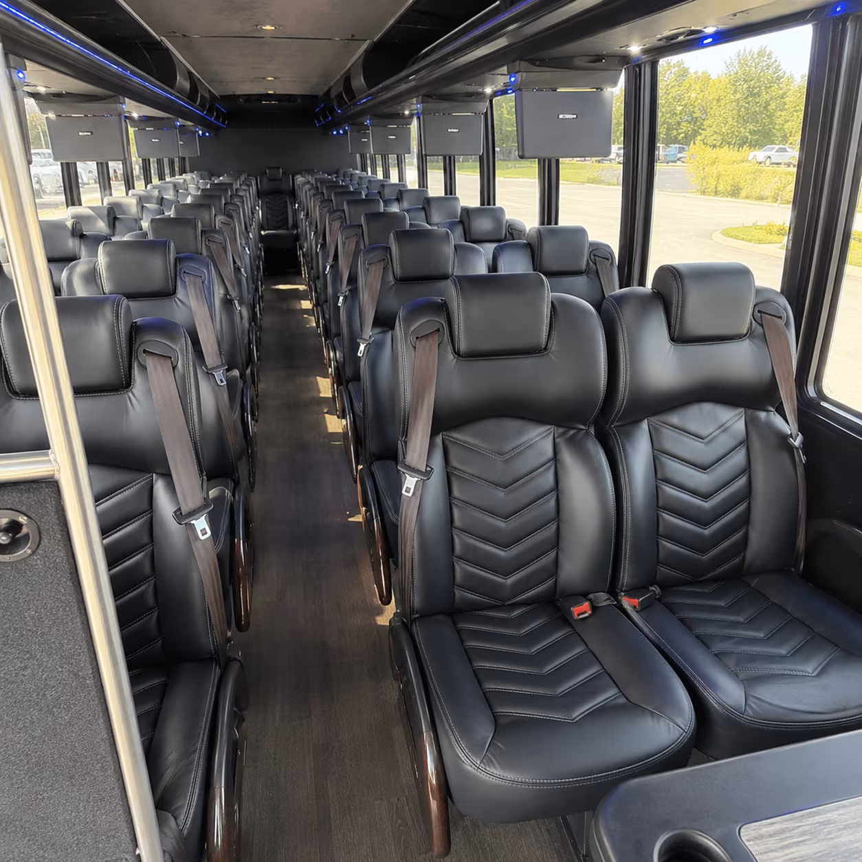 pharr 28 passenger minibus inside
