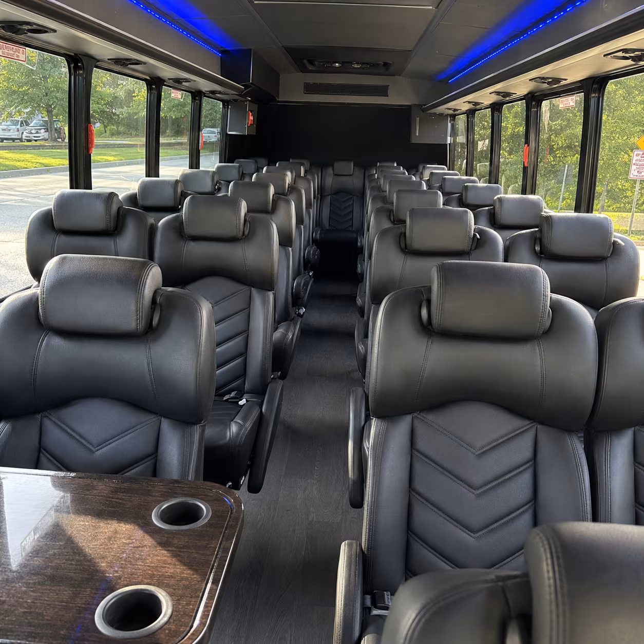 pharr 30 passenger minibus inside