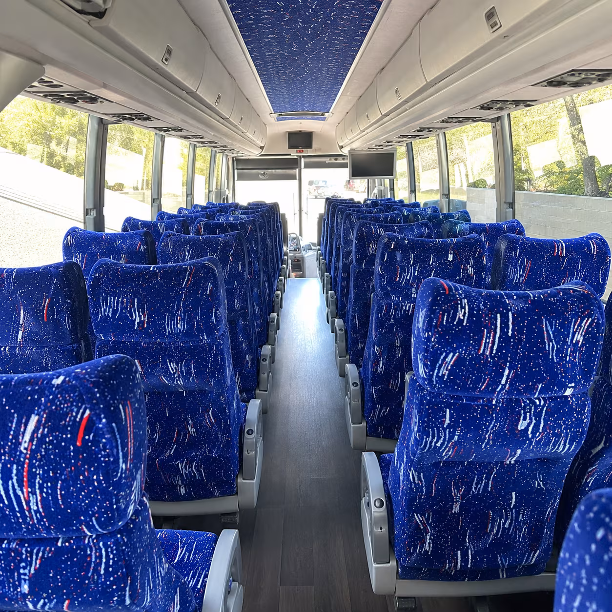 pharr 50 passenger charter bus interior