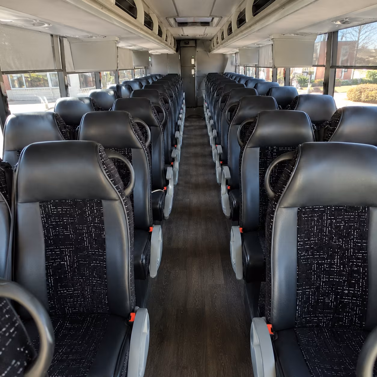 pharr 54 passenger charter bus inside