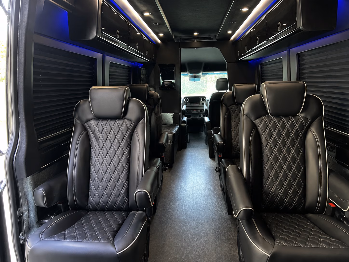 pharr sprinter van with driver inside